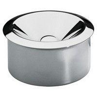 photo Alessi-Ashtray with two elements in polished steel 1
